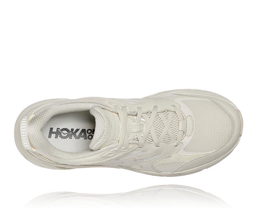 Running Shoes Mens - Hoka One One Clifton L - White - JHLPZQB-85